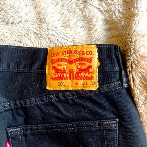 Levi strauss black jeans